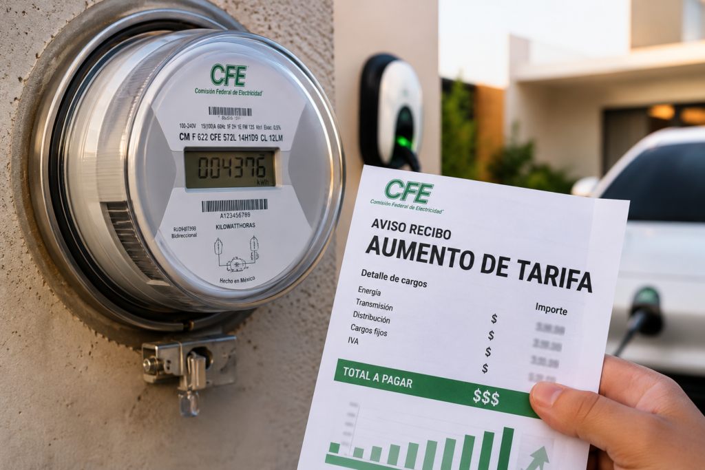Aumento-de-tarifa-de-CFE-por-auto-electric